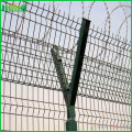 ПВХ с покрытием Сварная сетка загородки (Chain Link Fencing)